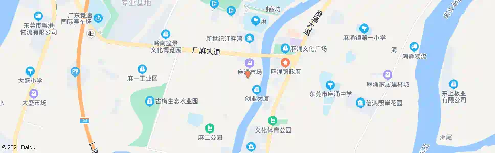 东莞建设路口_公交站地图_东莞公交_妙搜公交查询2025