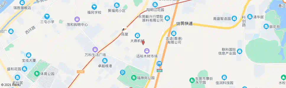 东莞彩虹路_公交站地图_东莞公交_妙搜公交查询2025