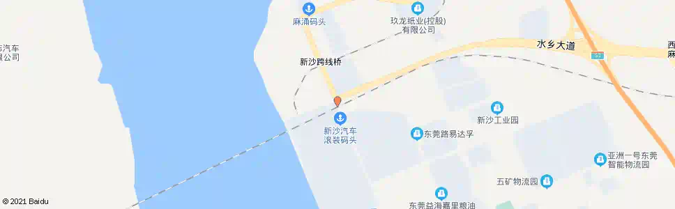 东莞新沙路口_公交站地图_东莞公交_妙搜公交查询2025