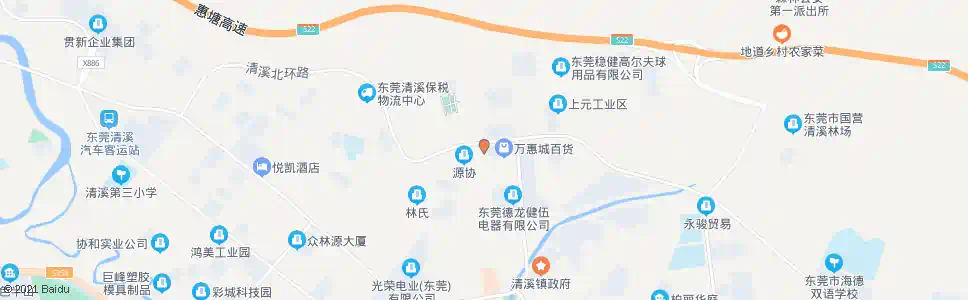东莞松岗市场_公交站地图_东莞公交_妙搜公交查询2025