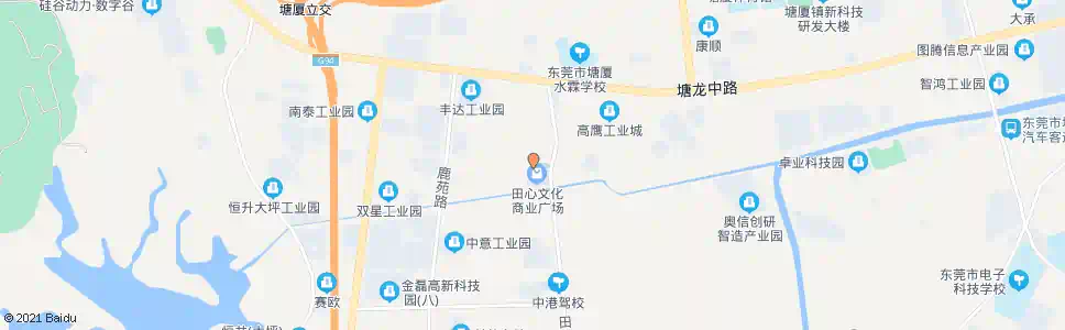 东莞田心卫生站_公交站地图_东莞公交_妙搜公交查询2025