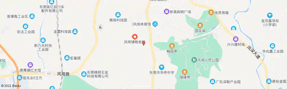 东莞笔岗新村_公交站地图_东莞公交_妙搜公交查询2025