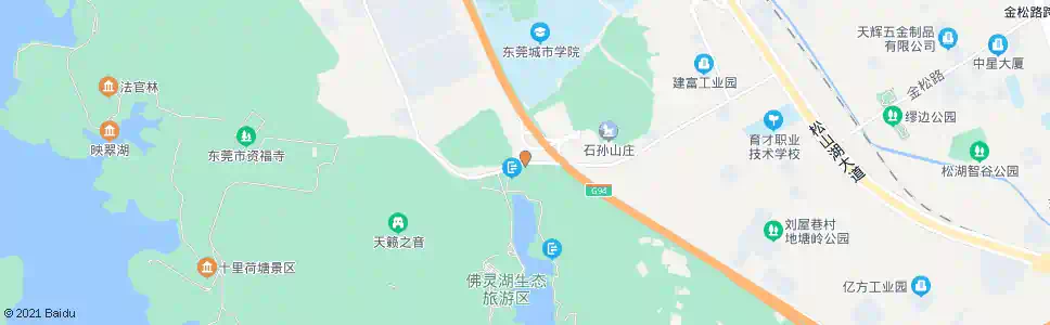 东莞佛灵湖_公交站地图_东莞公交_妙搜公交查询2025