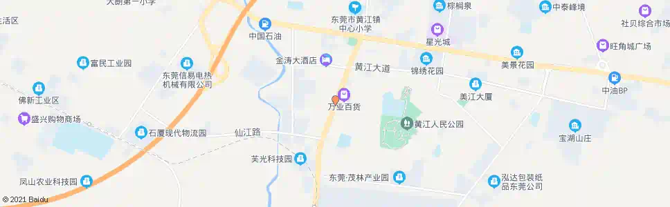 东莞江海城市场_公交站地图_东莞公交_妙搜公交查询2025