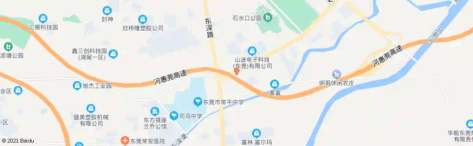 东莞东深工业园_公交站地图_东莞公交_妙搜公交查询2025