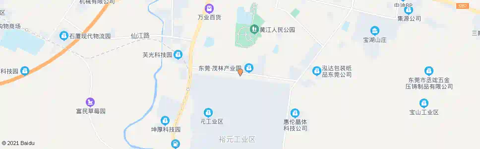 东莞黄江消防队_公交站地图_东莞公交_妙搜公交查询2025