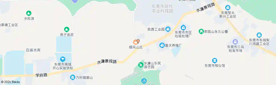 东莞水濂外经工业区_公交站地图_东莞公交_妙搜公交查询2025