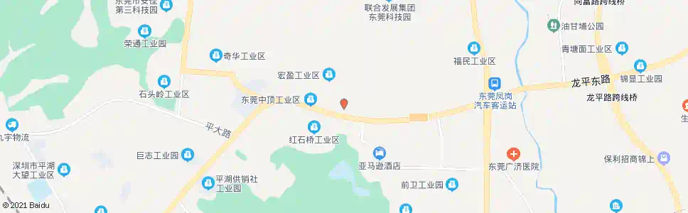 东莞宏盈工业区_公交站地图_东莞公交_妙搜公交查询2025