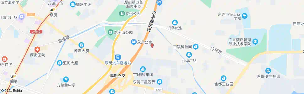 东莞汀坑中路_公交站地图_东莞公交_妙搜公交查询2025