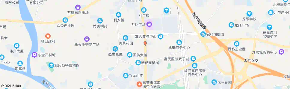 东莞服装机械城_公交站地图_东莞公交_妙搜公交查询2025