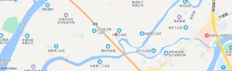 东莞意能达厂_公交站地图_东莞公交_妙搜公交查询2025