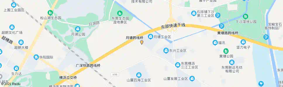 东莞月塘_公交站地图_东莞公交_妙搜公交查询2025