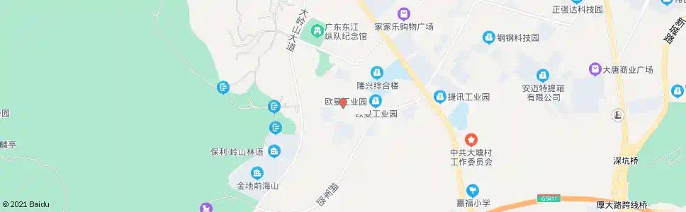 东莞水朗工业区_公交站地图_东莞公交_妙搜公交查询2025