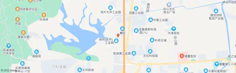 东莞大坪桥东路口_公交站地图_东莞公交_妙搜公交查询2025