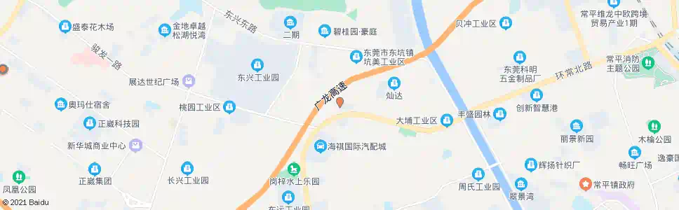 东莞晋阳电子厂_公交站地图_东莞公交_妙搜公交查询2025