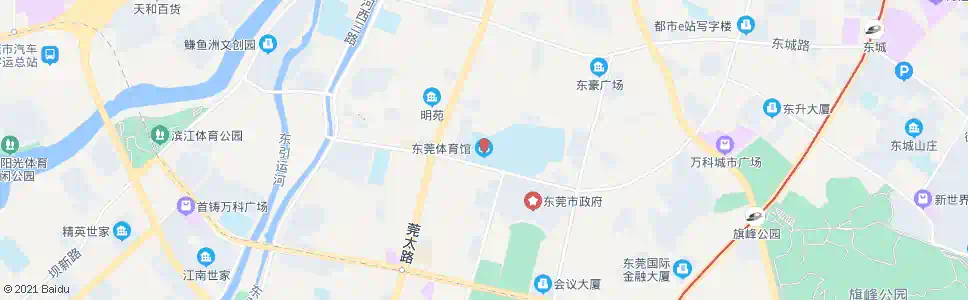 东莞仲恺体育馆_公交站地图_东莞公交_妙搜公交查询2025
