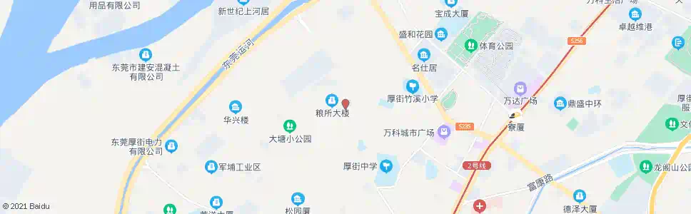 东莞虹桥市场_公交站地图_东莞公交_妙搜公交查询2025
