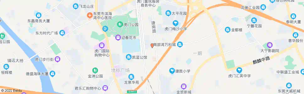 东莞万福医院_公交站地图_东莞公交_妙搜公交查询2025