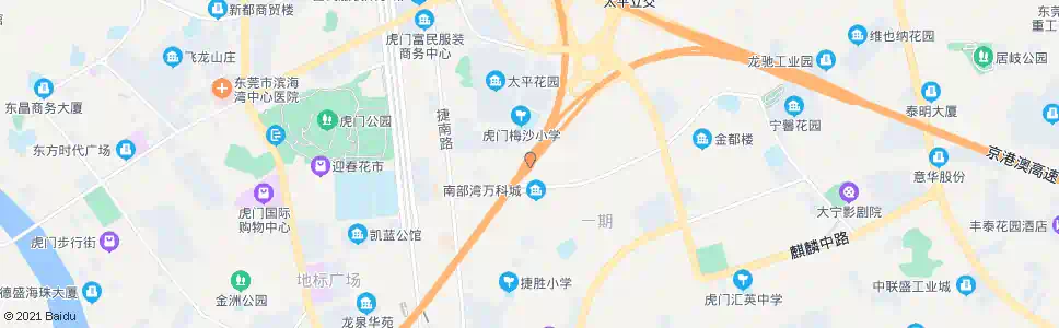 东莞园洲高速路口_公交站地图_东莞公交_妙搜公交查询2025