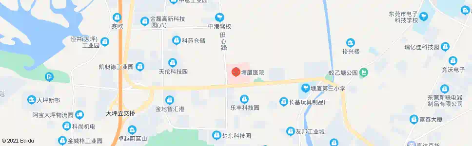 东莞塘厦新人民医院_公交站地图_东莞公交_妙搜公交查询2025
