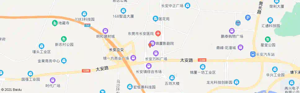 东莞总长厂_公交站地图_东莞公交_妙搜公交查询2025