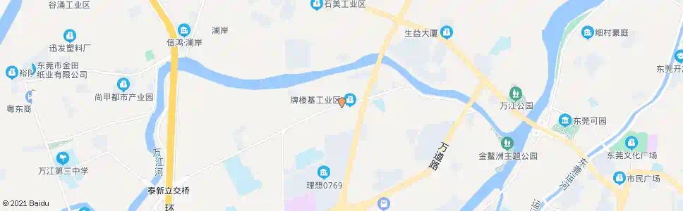 东莞大莲塘工业区_公交站地图_东莞公交_妙搜公交查询2025