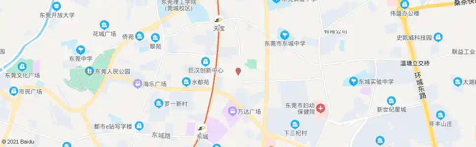 东莞福楼村_公交站地图_东莞公交_妙搜公交查询2025