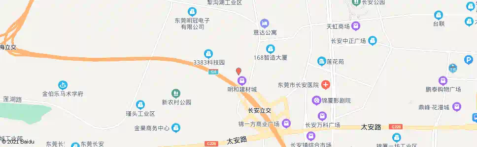 东莞健逸天地_公交站地图_东莞公交_妙搜公交查询2025