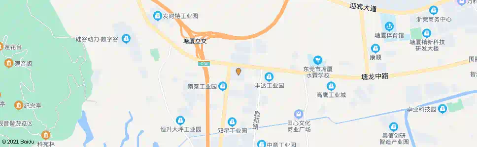 东莞科苑产业信息园_公交站地图_东莞公交_妙搜公交查询2025