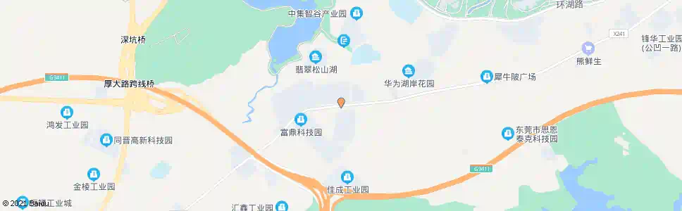 东莞犀牛陂_公交站地图_东莞公交_妙搜公交查询2025