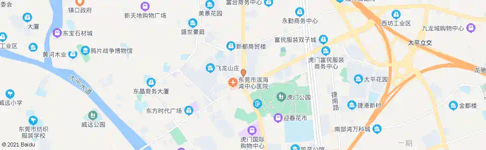 东莞煤气大厦_公交站地图_东莞公交_妙搜公交查询2025