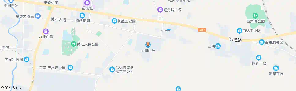 东莞宝湖山庄_公交站地图_东莞公交_妙搜公交查询2025