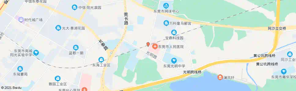 东莞普济分院西_公交站地图_东莞公交_妙搜公交查询2025