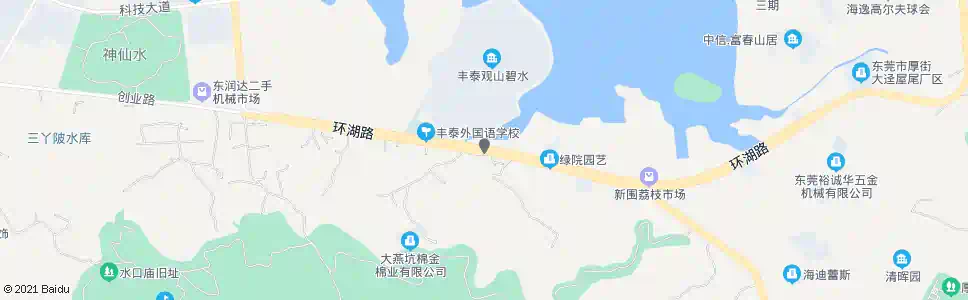 东莞丰泰花园_公交站地图_东莞公交_妙搜公交查询2025