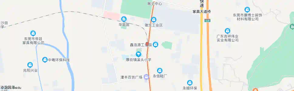 东莞溪头牌坊(溪头东路)_公交站地图_东莞公交_妙搜公交查询2025
