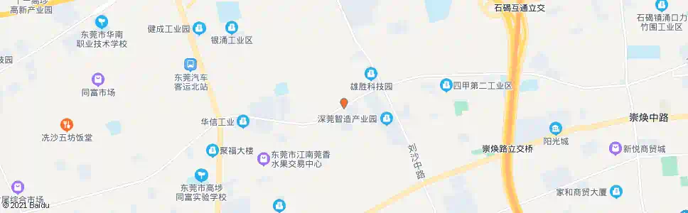 东莞四甲叶屋基村_公交站地图_东莞公交_妙搜公交查询2025