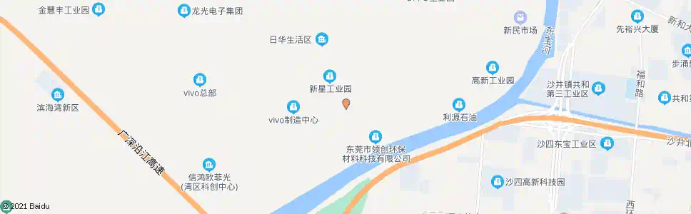 东莞新民三村球场_公交站地图_东莞公交_妙搜公交查询2025