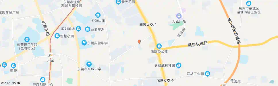 东莞大草坊村委_公交站地图_东莞公交_妙搜公交查询2025