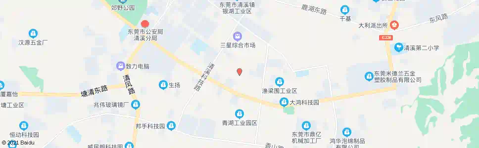 东莞朱屋村_公交站地图_东莞公交_妙搜公交查询2025