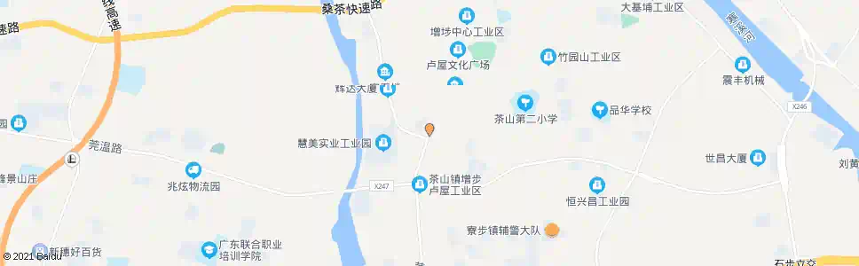 东莞卢屋茶园商场_公交站地图_东莞公交_妙搜公交查询2025