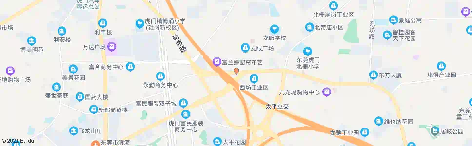 东莞龙眼路口_公交站地图_东莞公交_妙搜公交查询2025