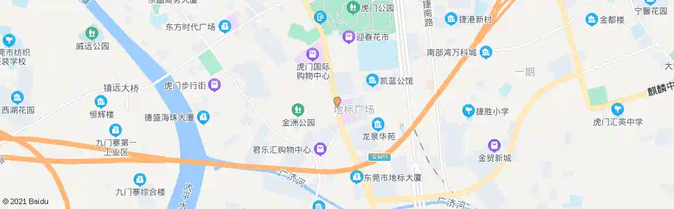东莞龙华天虹商场_公交站地图_东莞公交_妙搜公交查询2025