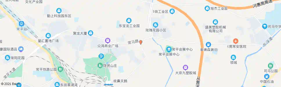 东莞汇锋五金厂_公交站地图_东莞公交_妙搜公交查询2025
