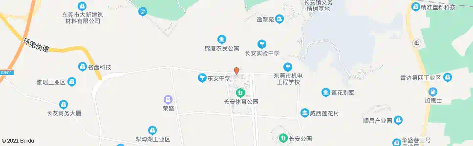 东莞体育公园北门_公交站地图_东莞公交_妙搜公交查询2025