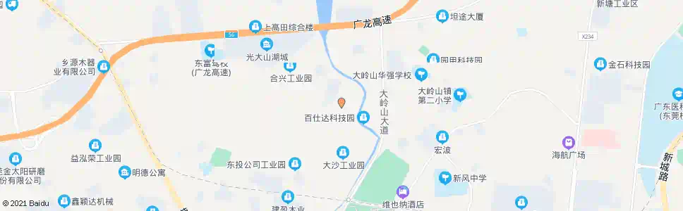 东莞唯尊电子_公交站地图_东莞公交_妙搜公交查询2025