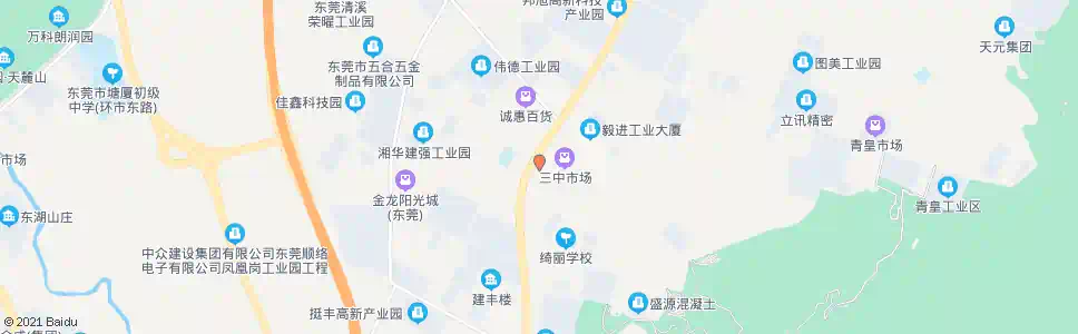 东莞清溪医院三中分院_公交站地图_东莞公交_妙搜公交查询2025