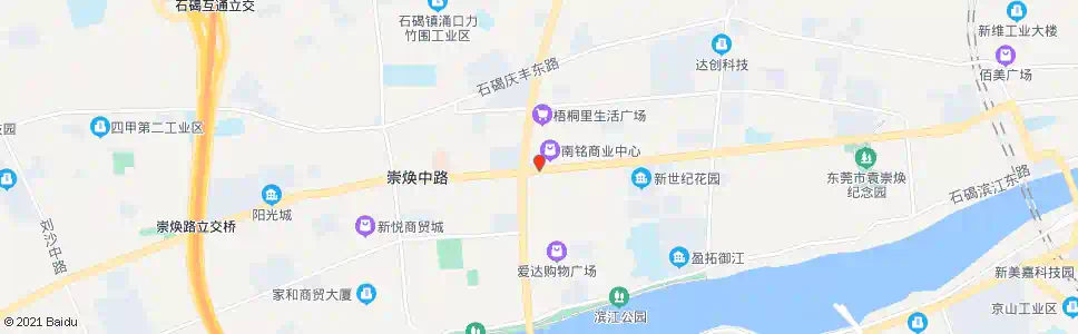 东莞石碣嘉荣广场_公交站地图_东莞公交_妙搜公交查询2025