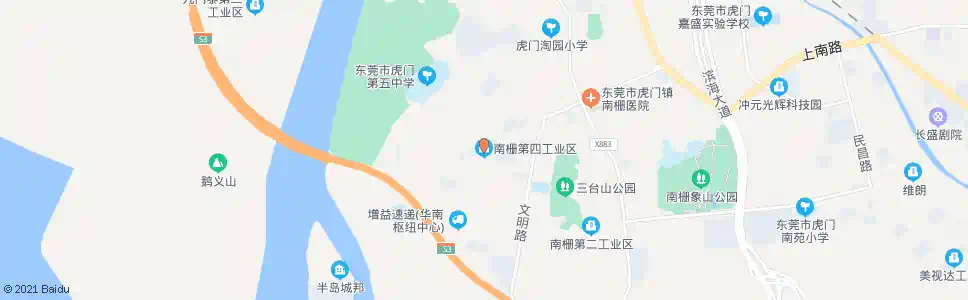 东莞南栅四区_公交站地图_东莞公交_妙搜公交查询2025
