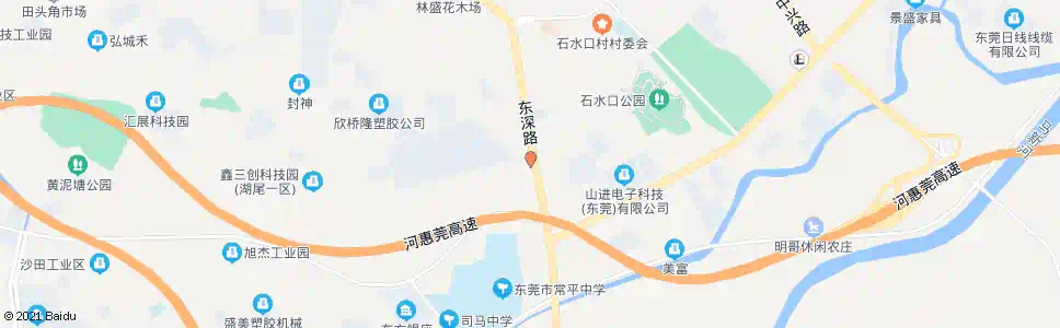东莞桥头交警大队_公交站地图_东莞公交_妙搜公交查询2025