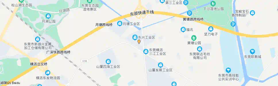 东莞横沥东兴工业区_公交站地图_东莞公交_妙搜公交查询2025